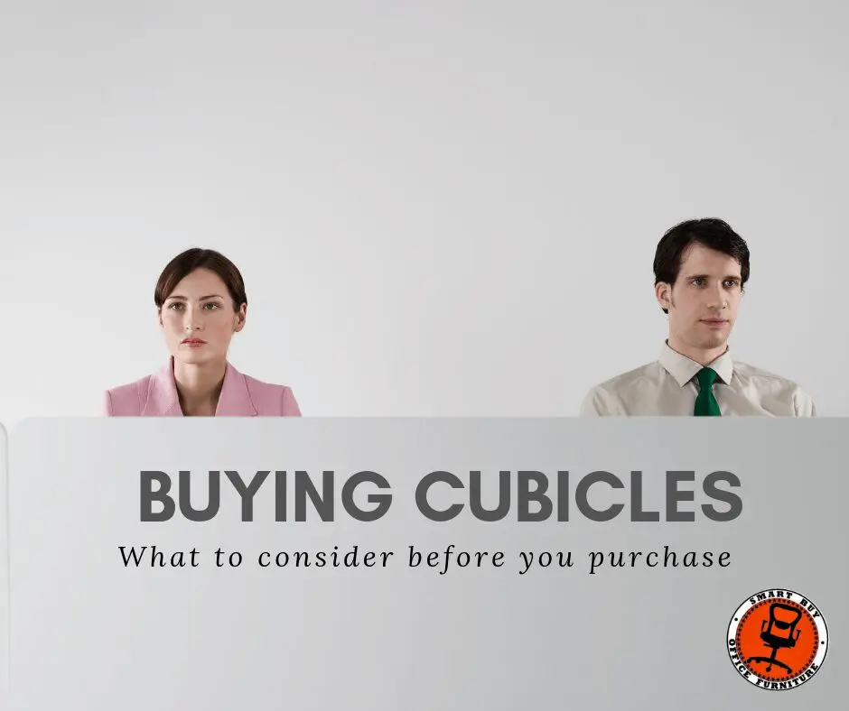 coworkers standing at desks