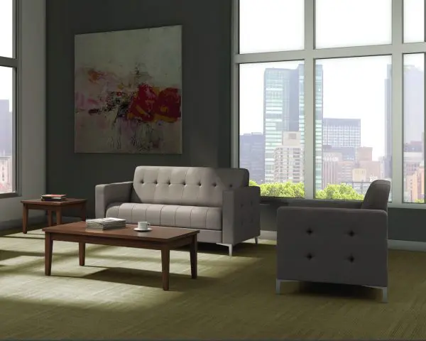 Hagan Collection Office Sofa and Office Lounge Chair - 30"W or 66"W