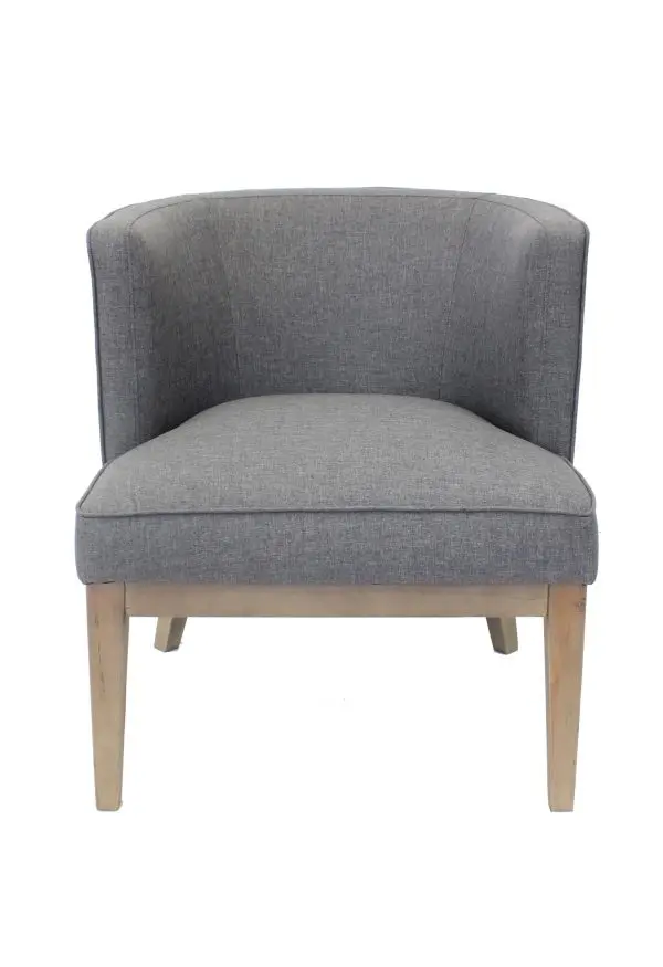Guest Chair with Modern Walnut Wood Frame Select Upholstery - Image 3