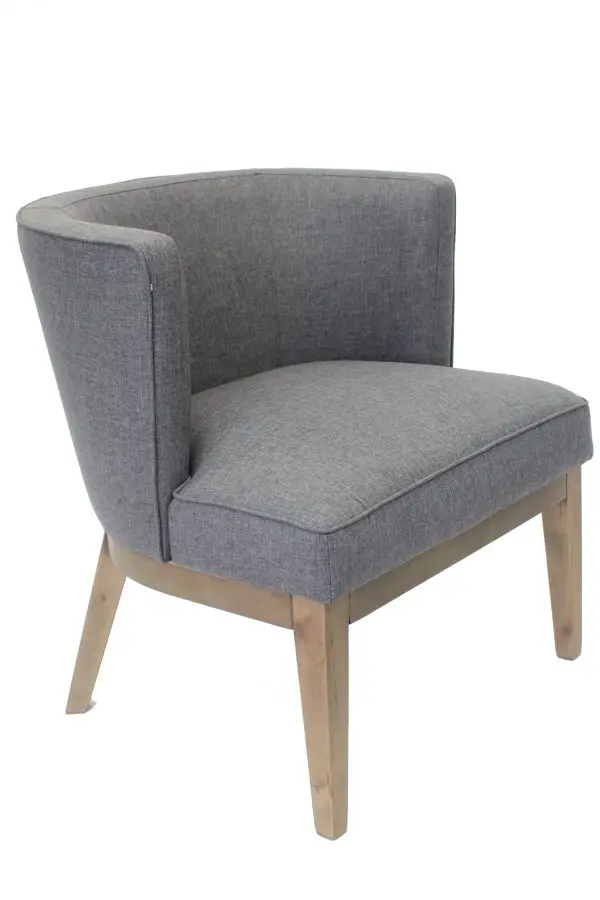 Guest Chair with Modern Walnut Wood Frame Select Upholstery