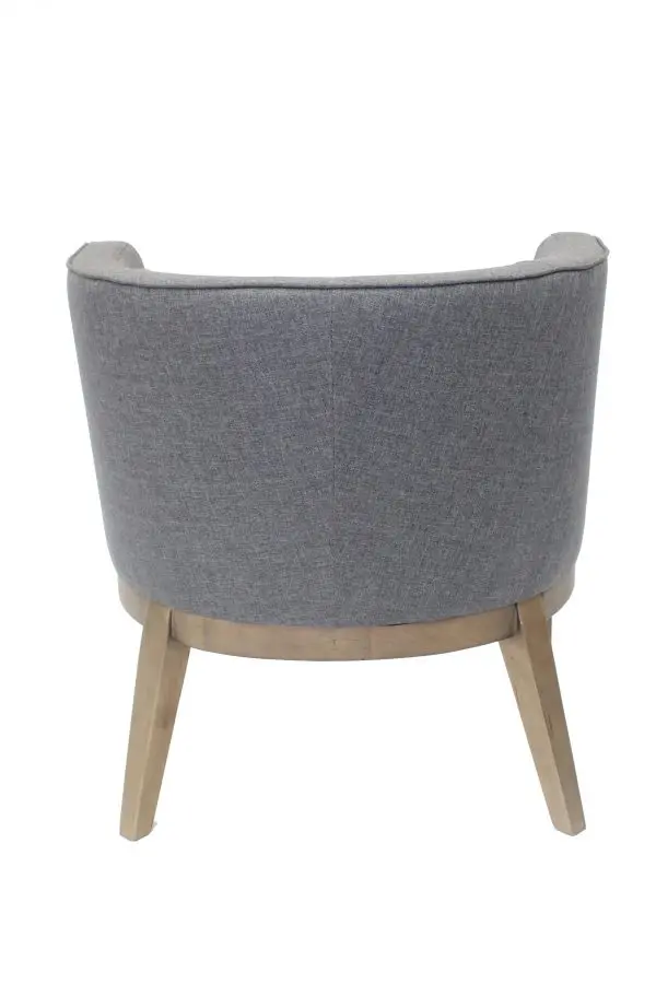 Guest Chair with Modern Walnut Wood Frame Select Upholstery - Image 5