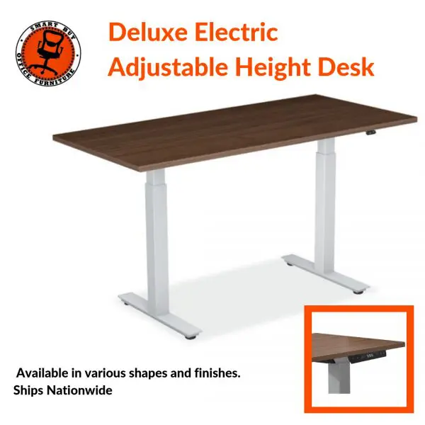 Deluxe Electric Adjustable Height Desk Base - Standing Desk