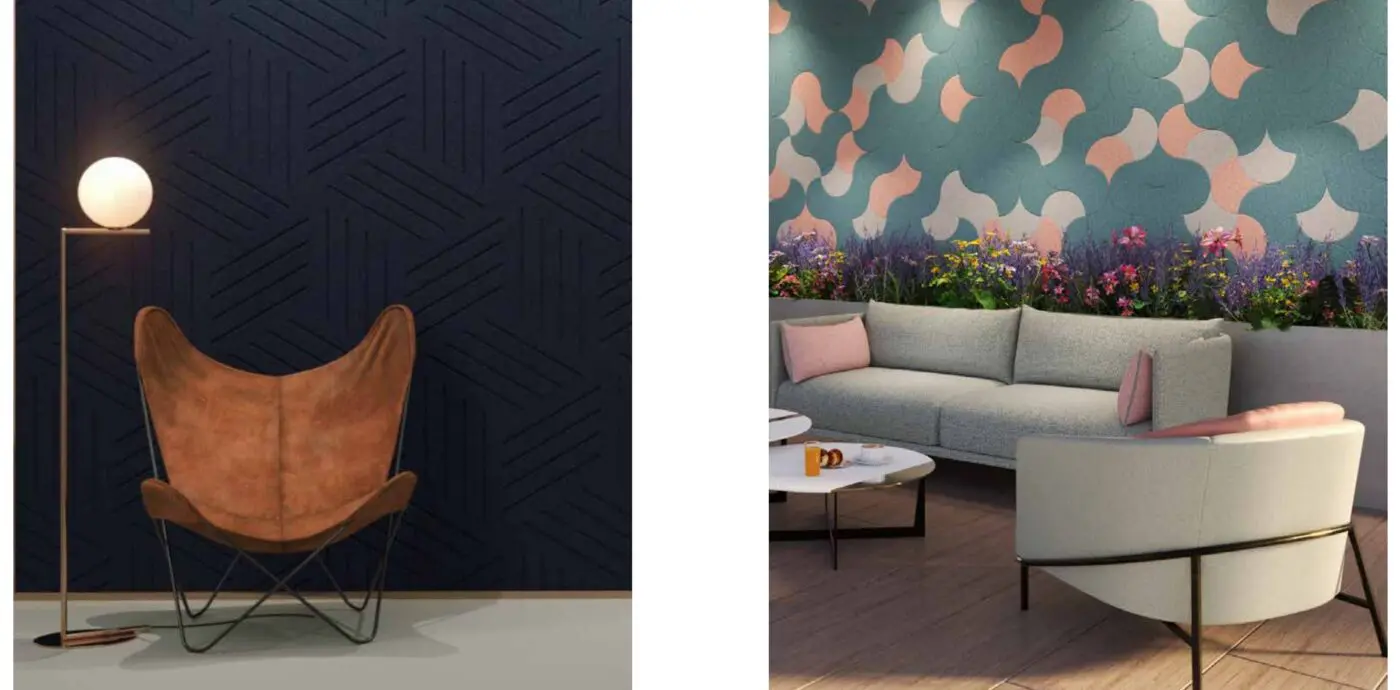 acoustic panel to reduce sound in a room 1