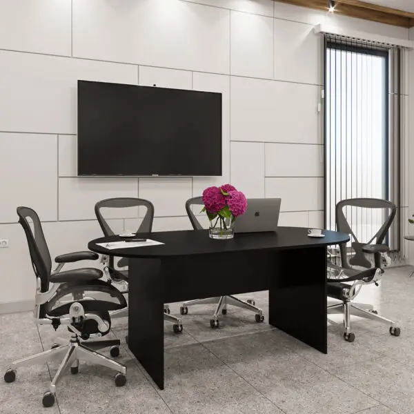 6' Racetrack Conference Table - Image 6