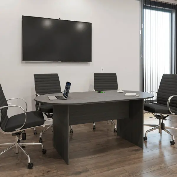 6' Racetrack Conference Table - Image 4