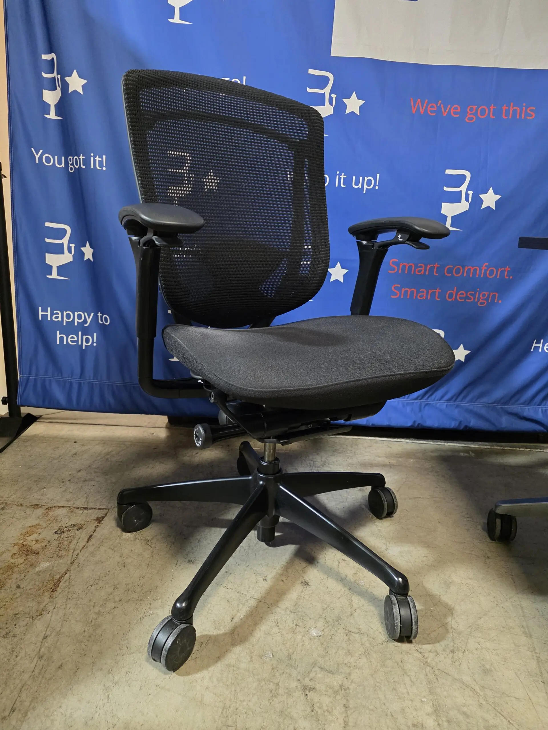 Used Black Teknion Contessa