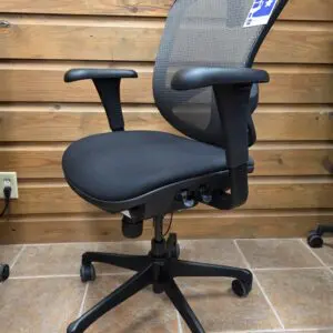 Ergonomic Mesh Office Chair - Gray Mesh Back, Optional Fabric, or Mesh Seat