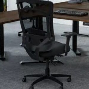 Deluxe Electric - 'L' Shape Adjustable Height Sit-Stand Standing Corner Desk