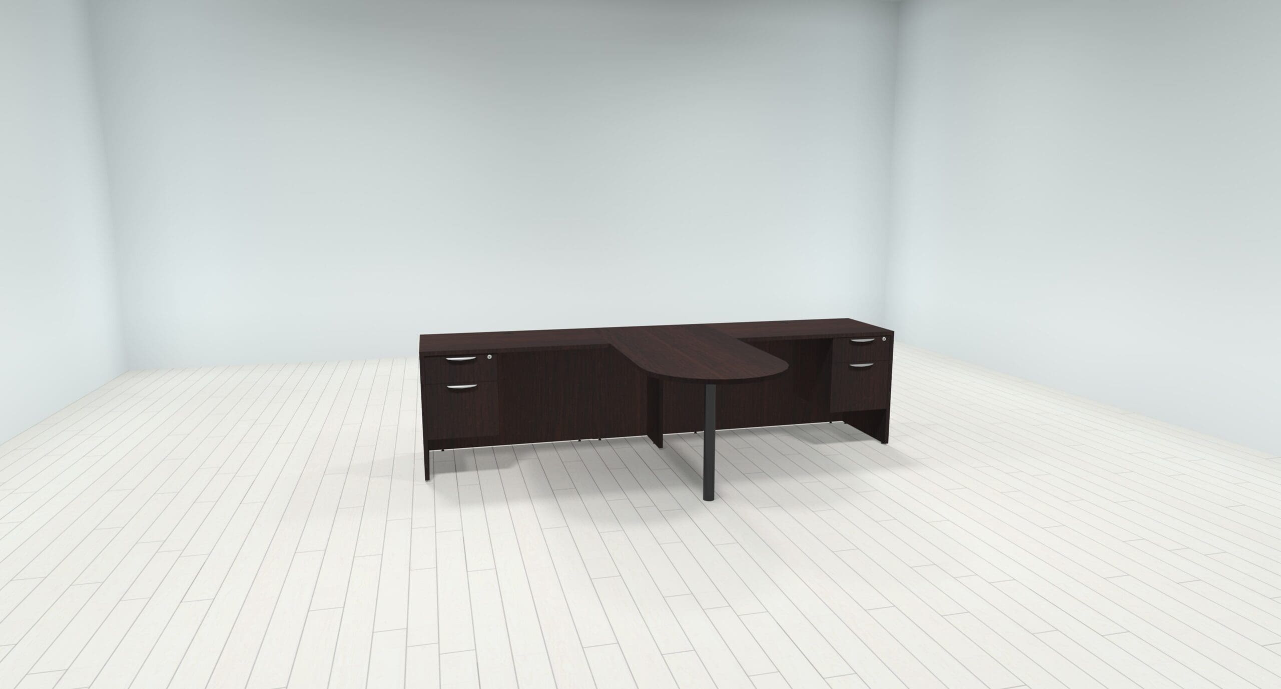 affordable partner desk espresso