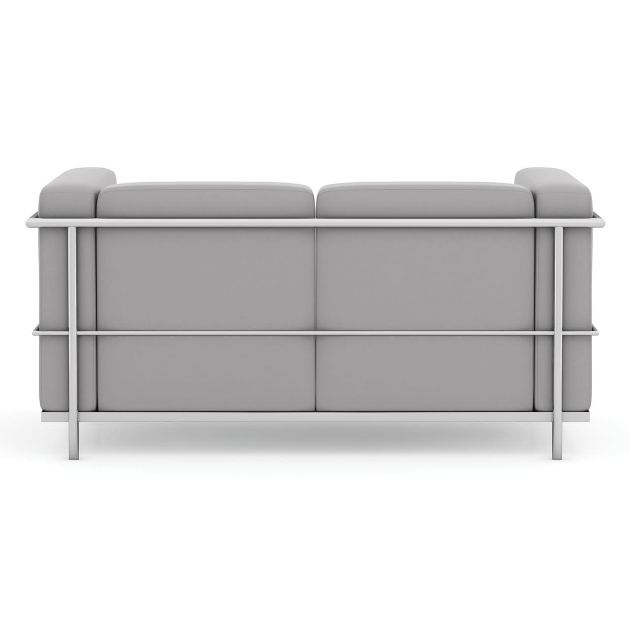 back gray loveseat reception seating