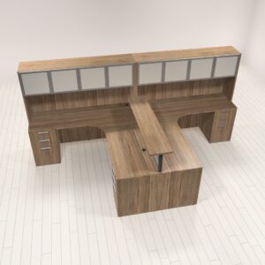 deluxe partner desk with storage aspen 2
