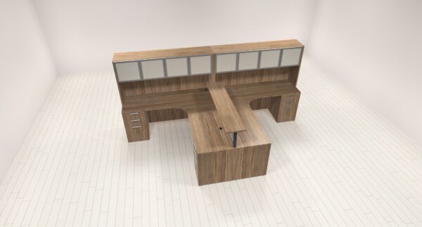 deluxe partner desk with storage aspen 2