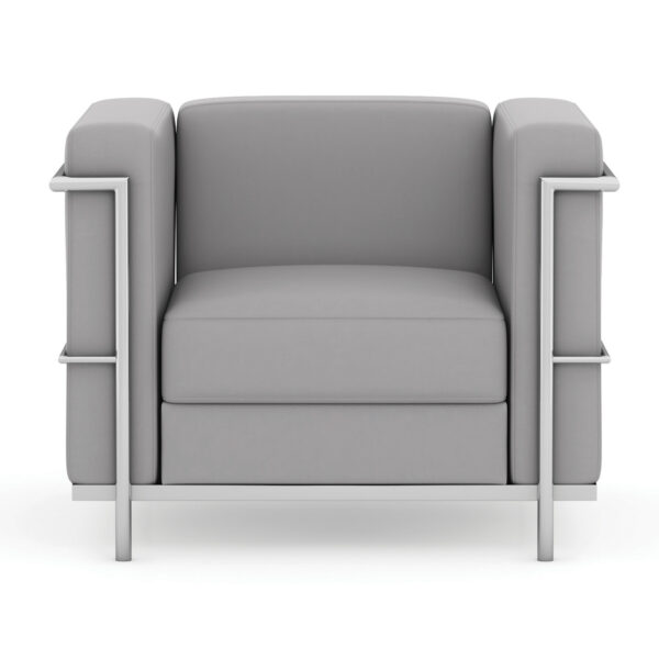 madison series reception club chair gray front