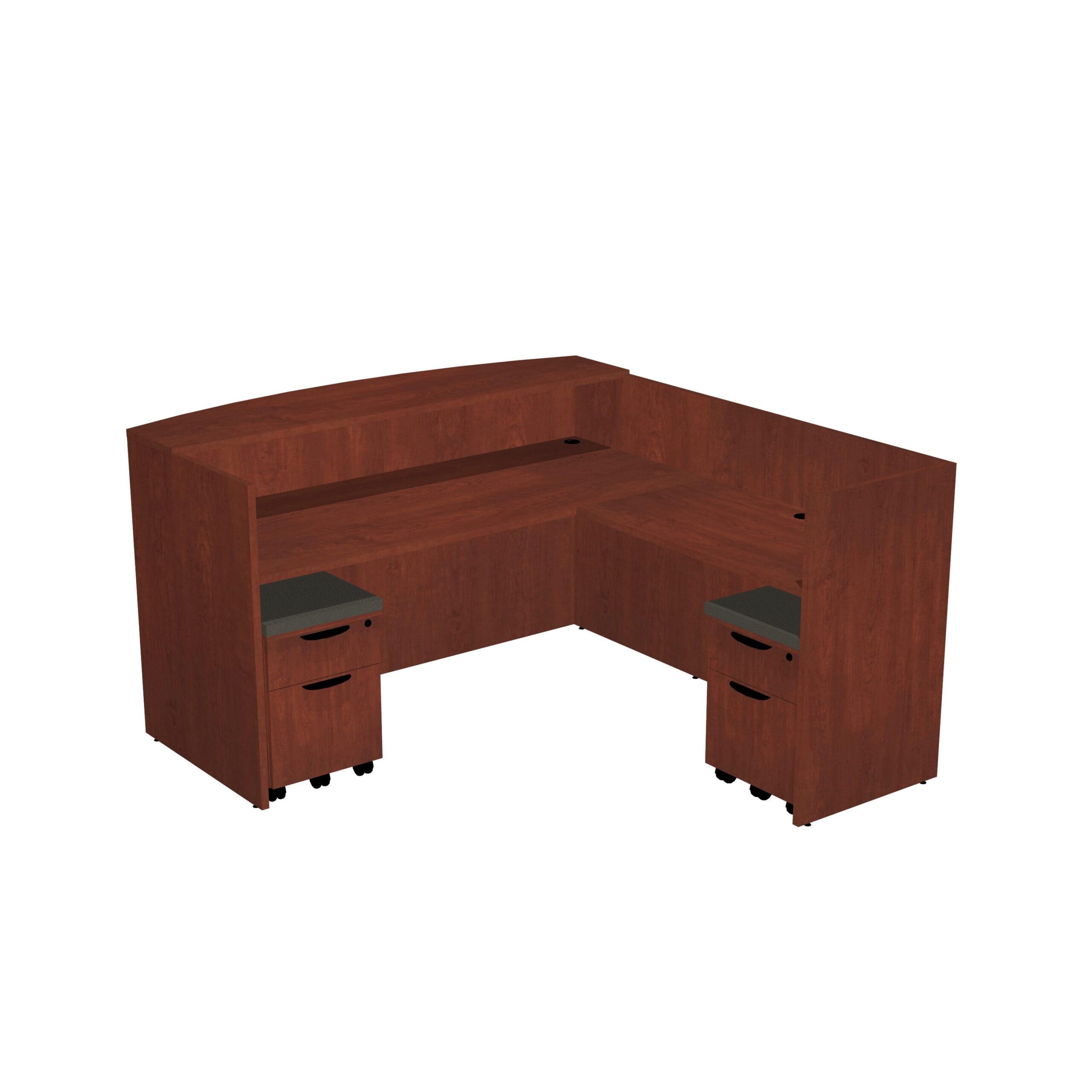 Modern reception desk Cherry