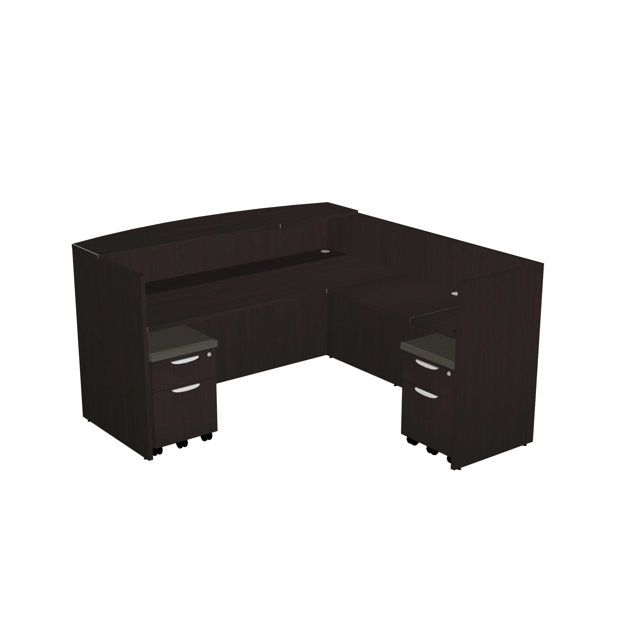 Modern reception desk Espresso