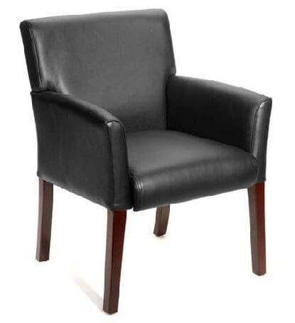 Chair - Guest Chair Caressoft Plus Black Vinyl - Image 3