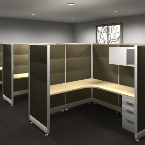 6x6 Modern Office Cubicle Pack