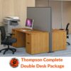 Thompson Complete Double Desk Package