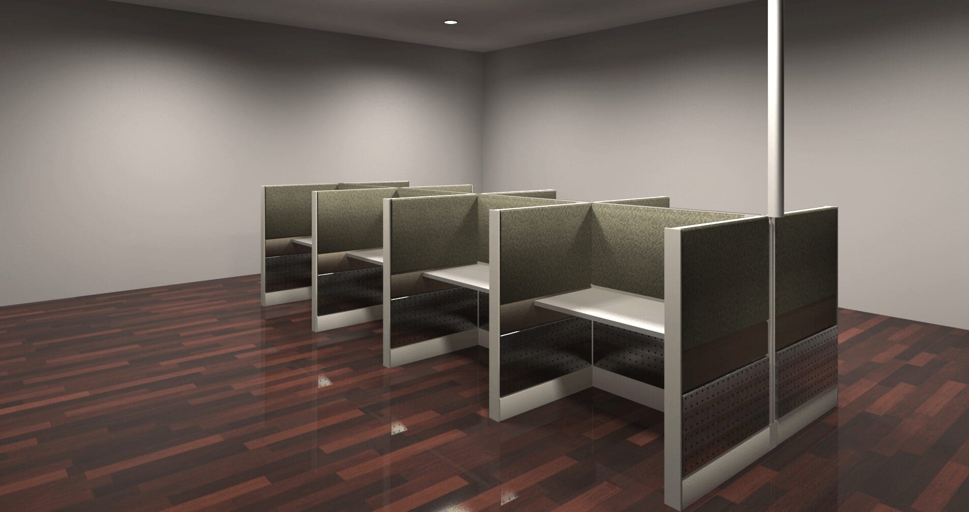 8-Person Premium Telemarketing Cubicles (4' x 2' each) - Image 5