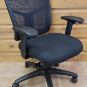 ergonomic mesh back office chair angle