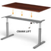 height Adjustable Desk 06B CRANK