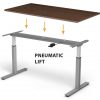 height Adjustable Desk 06B Pneumatic 1 3