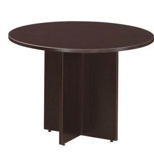 round conference table espresso