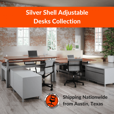 silver shell desk collection