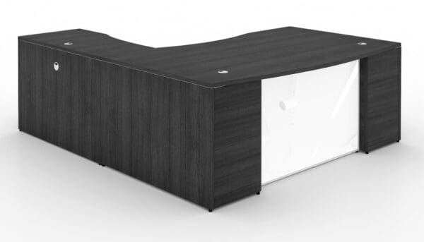 potenza bowfront l desk