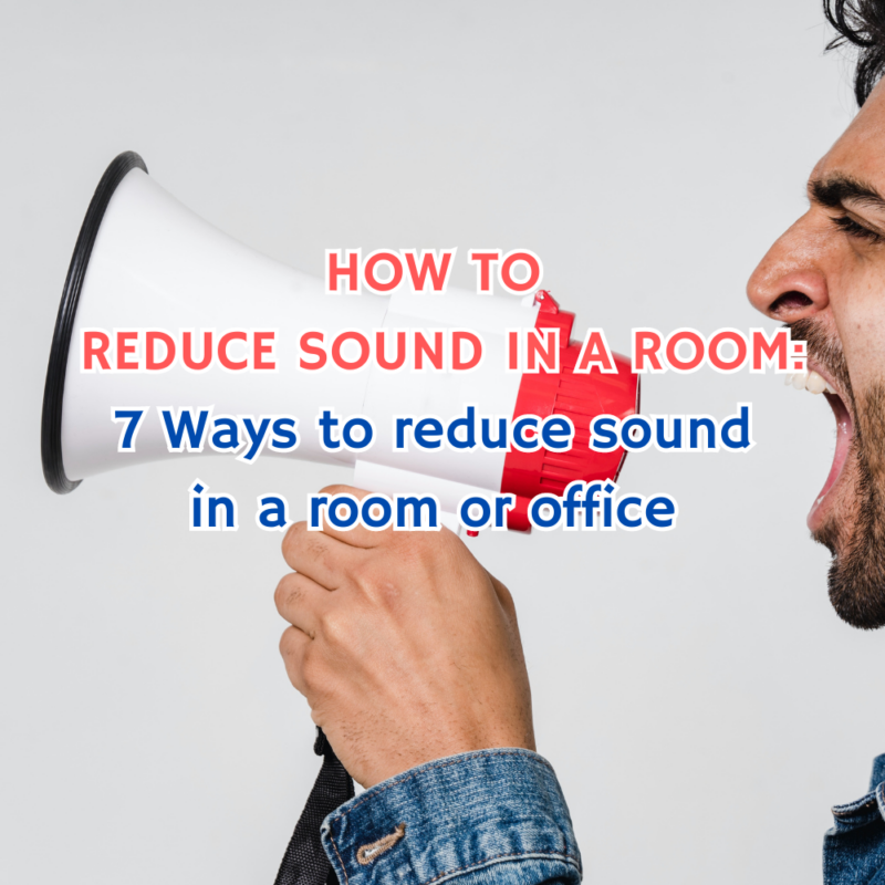 how to reduce sound in a room