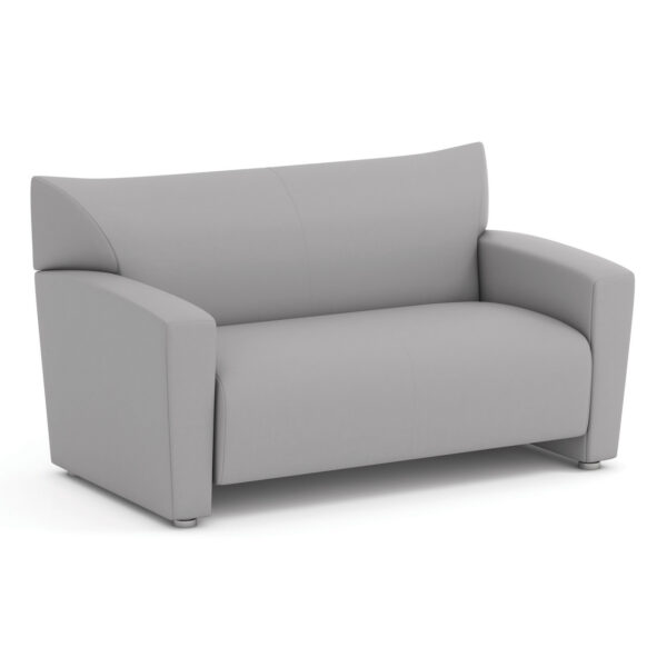 tribeca office lounge chair loveseat gray