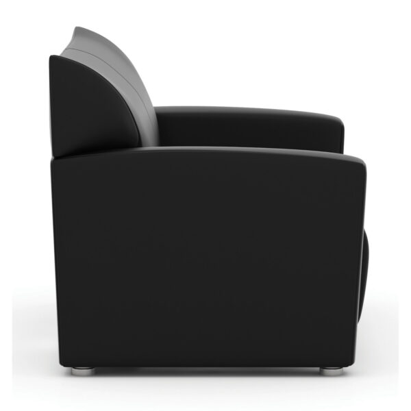 tribeca office lounge chair side black