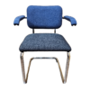 knoll cesca chair black and blue