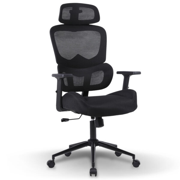 ergonomic office chair with headrest molded foam seat 250 lbs rated 1