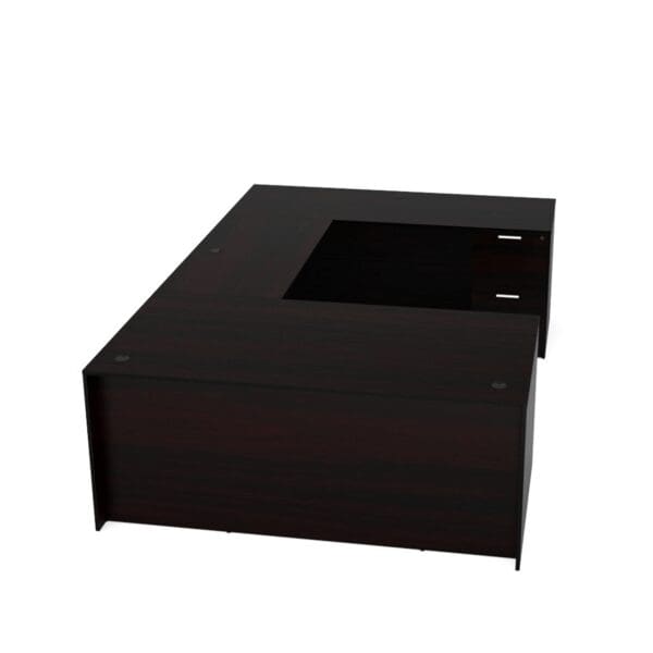 U Shaped Double Pedestal Desk 71X108 - Image 3