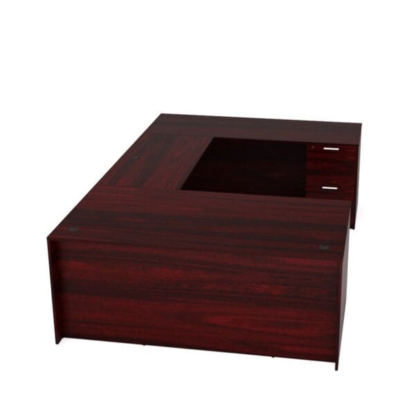 U Shaped Double Pedestal Desk 71X108 - Image 7