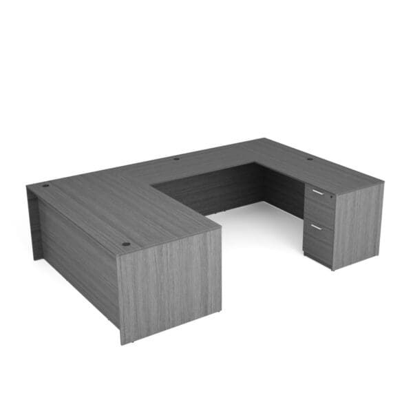 U Shaped Double Pedestal Desk 71X108 - Image 9