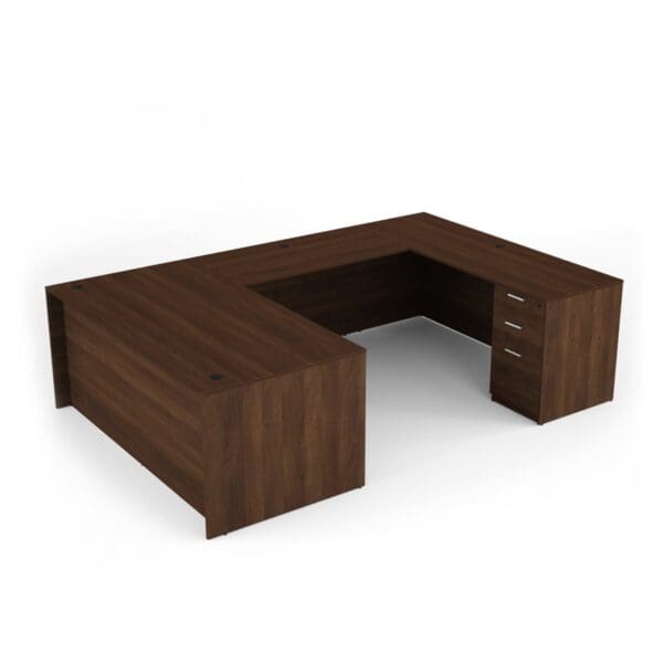 U Shaped Double Pedestal Desk 71X108 - Image 12