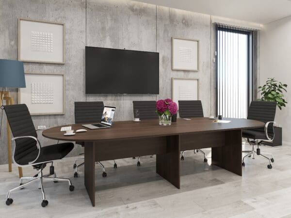 10' Racetrack Conference Table - Image 3