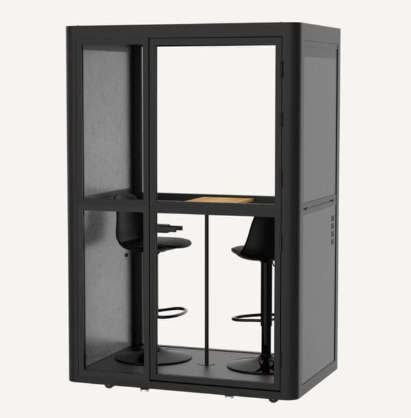 2 Person Office Pod - Rolling Duo QI Series - Image 4