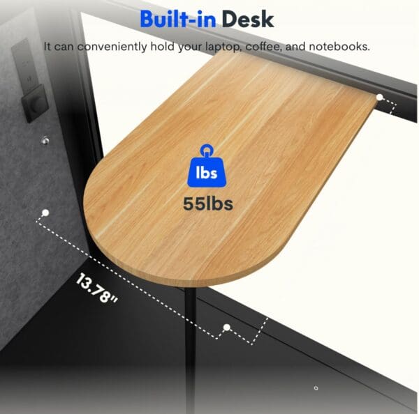 2 Person Office Pod - Rolling Duo QI Series - Image 9