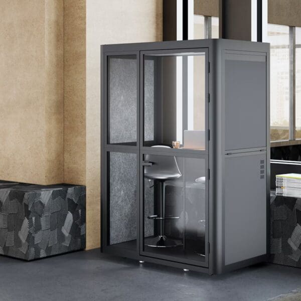 2 Person Office Pod - Rolling Duo QI Series - Image 3