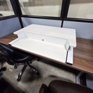 Used Sit Stand Desk Topper - White OR Black Available