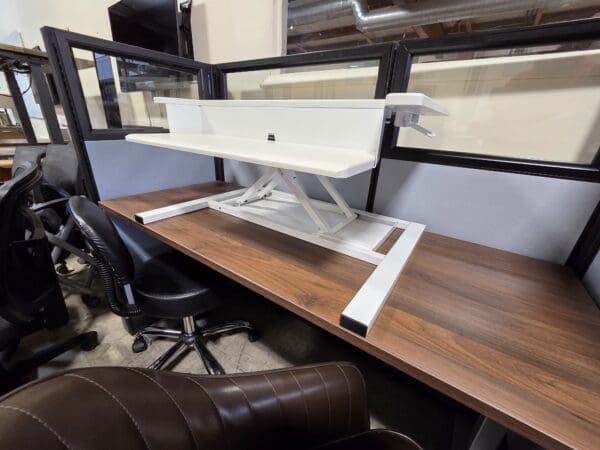 Used Sit Stand Desk Topper - White OR Black Available - Image 4