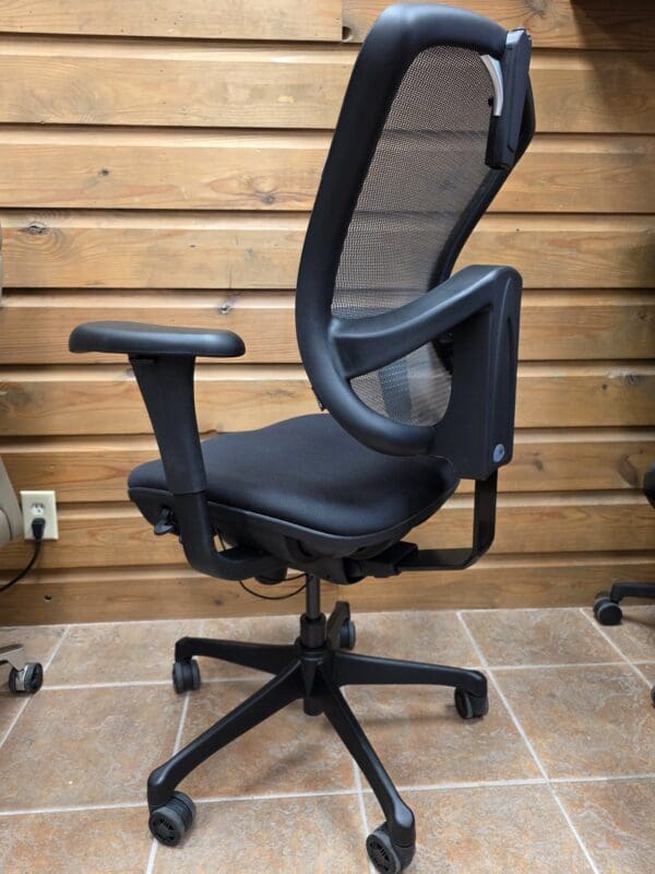 Ergonomic Mesh Office Chair - Gray Mesh Back, Optional Fabric, or Mesh Seat - Image 3