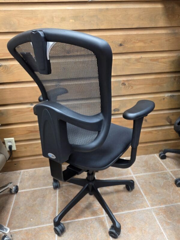 Ergonomic Mesh Office Chair - Gray Mesh Back, Optional Fabric, or Mesh Seat - Image 2