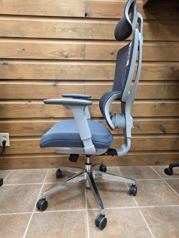 Echo - Ergonomic Mesh Back, Fabric Seat, Office Chair with Adjustable Headrest, and Adjustable Seat. - Image 6