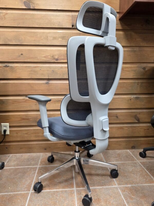 Echo - Ergonomic Mesh Back, Fabric Seat, Office Chair with Adjustable Headrest, and Adjustable Seat. - Image 5
