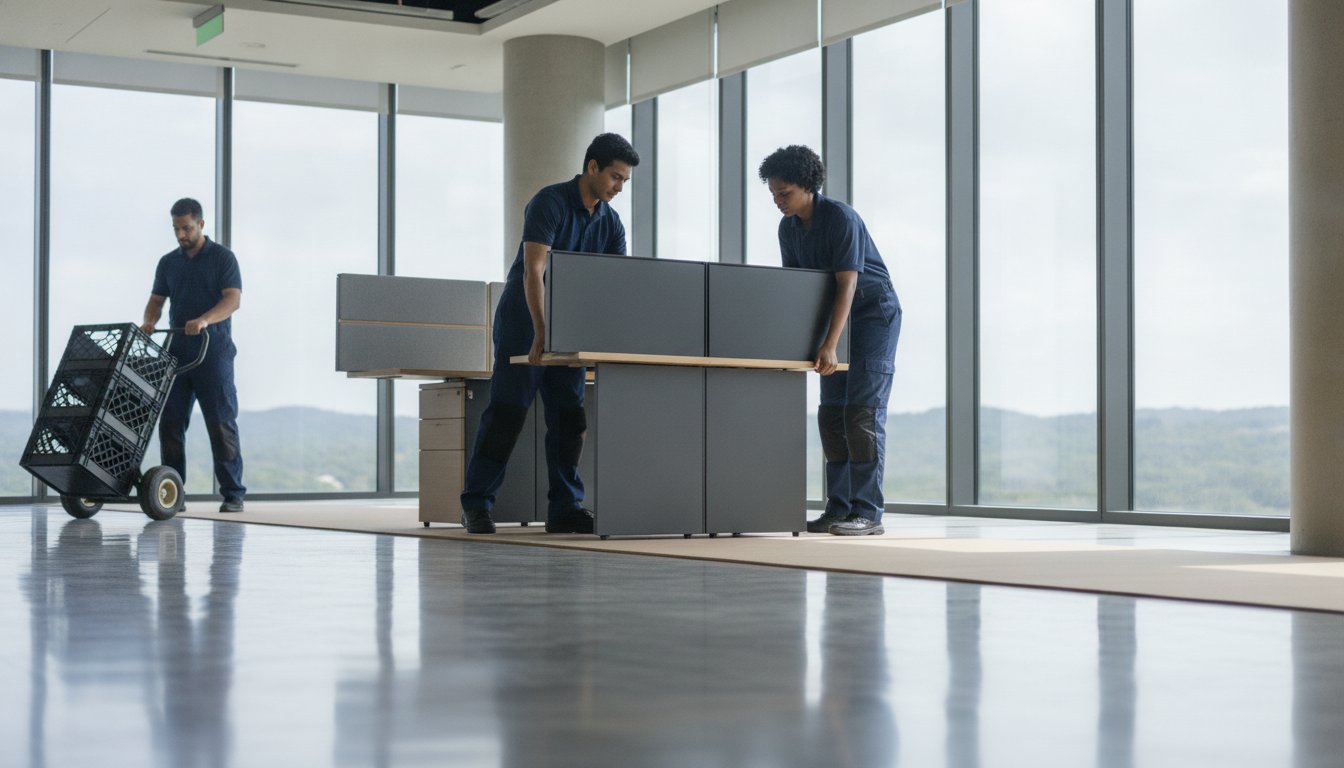 How to Protect Floors When Moving Office Furniture: A Commercial Facility Guide