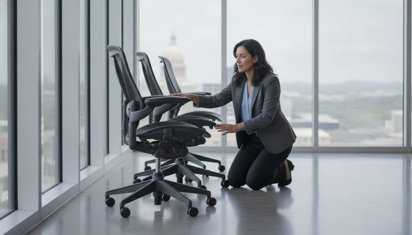 Used Herman Miller Aeron Size C in Austin: A Procurement Guide for Ergonomic Compliance